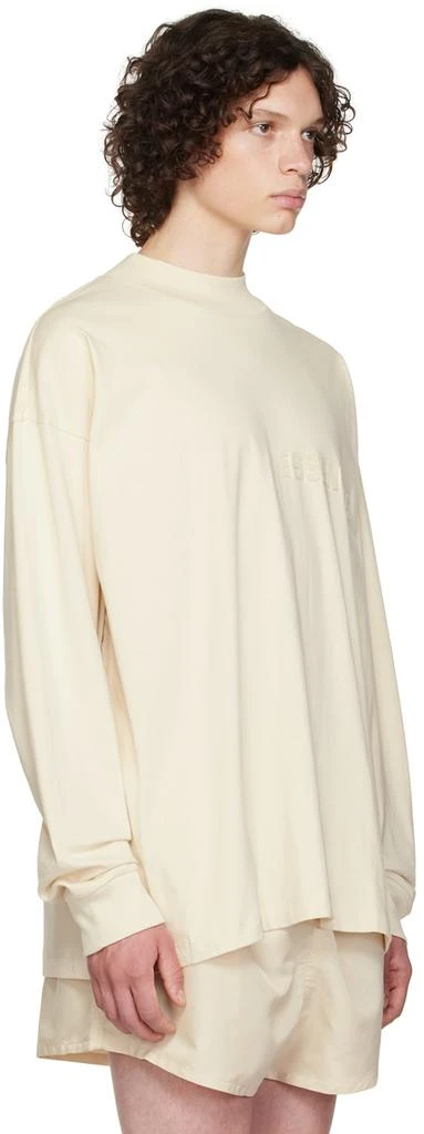 商品Essentials|Off-White Cotton Long Sleeve T-Shirt,价格¥274,第2张图片详细描述