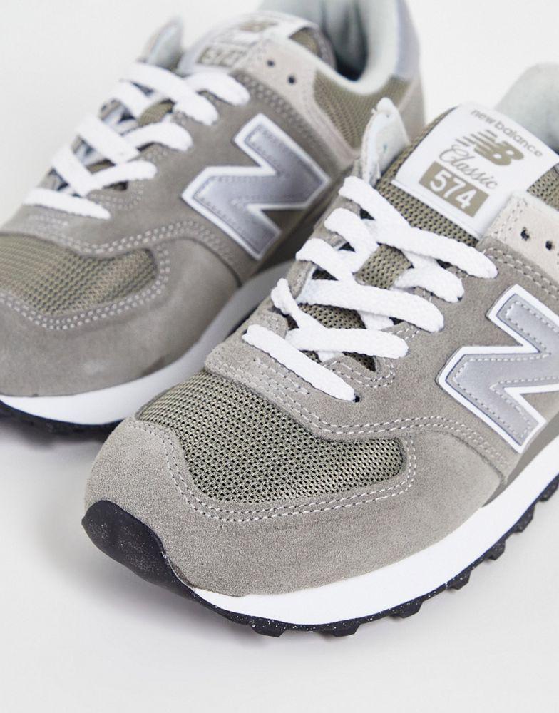 New Balance 574 trainers in grey商品第3张图片规格展示