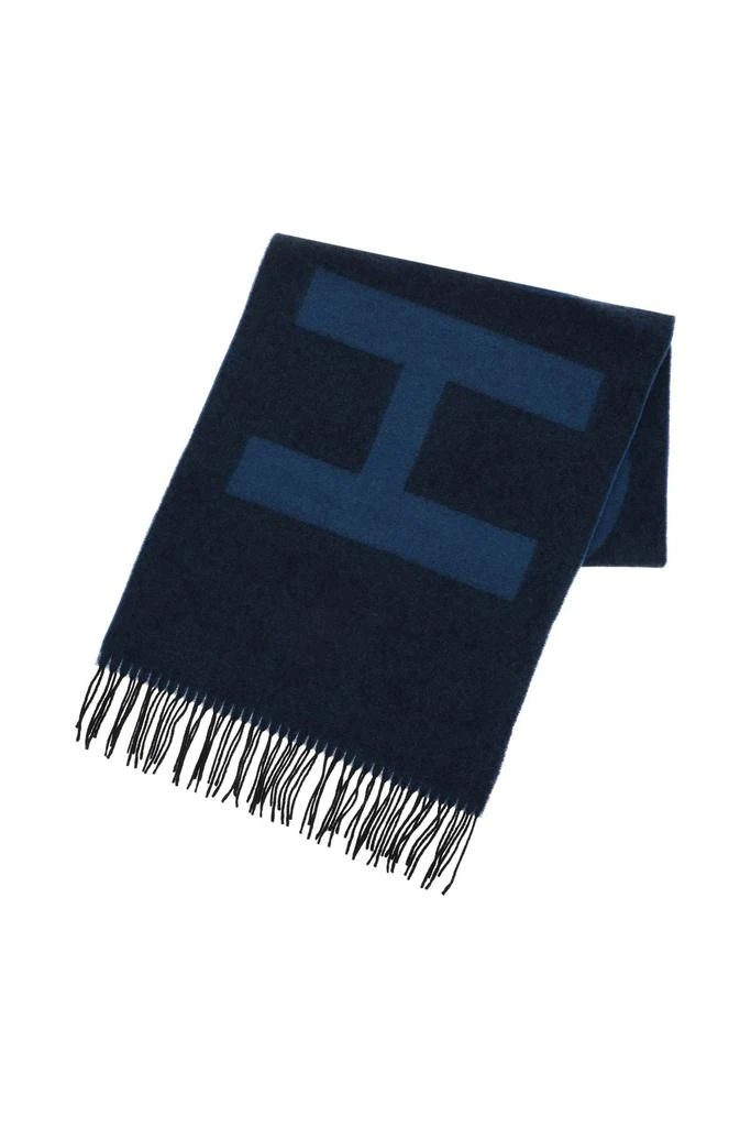 商品Hugo Boss|Hugo Wool Logoed Scarf,价格¥389,第3张图片详细描述