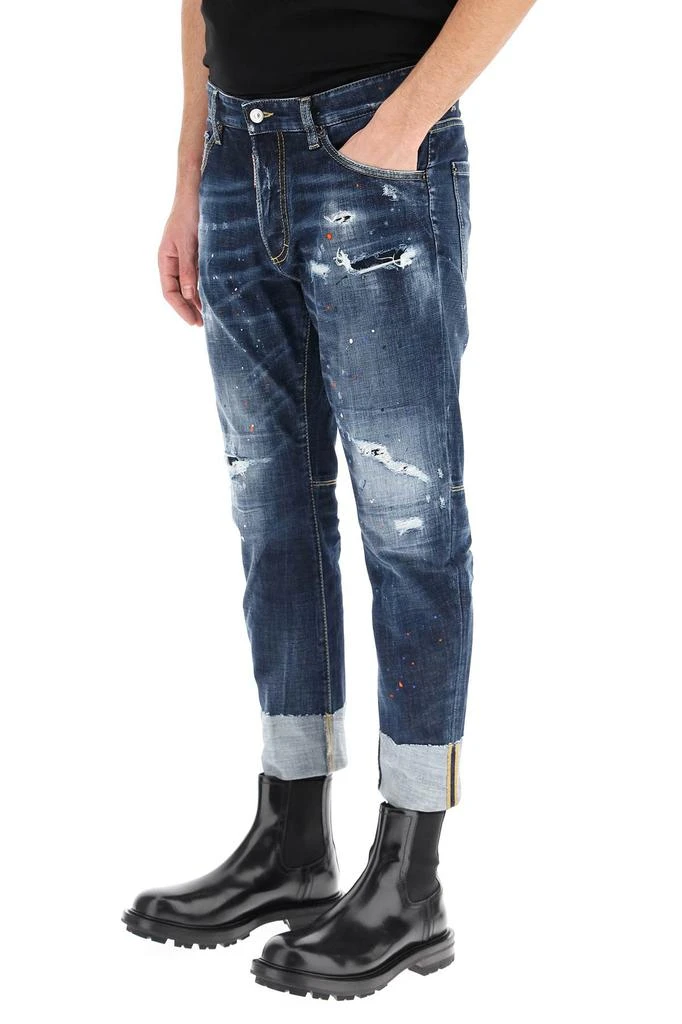 商品DSQUARED2|Dsquared2 dark rince wash sailor jeans,价格¥1982,第4张图片详细描述