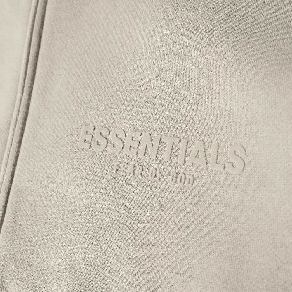 商品Essentials|Fear of God ESSENTIALS Logo Fullzip Jacket - Smoke,价格¥761,第3张图片详细描述