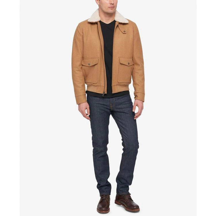 商品Tommy Hilfiger|男士毛翻领夹克,价格¥1018,第4张图片详细描述
