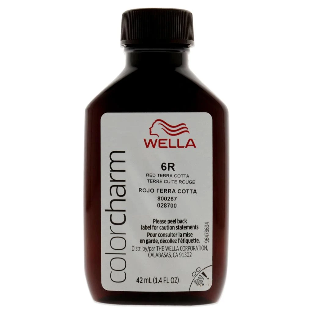 商品Wella|Color Charm Permanent Liquid Haircolor - 6R Red Terra Cotta by  for Unisex - 1.42 oz Hair Color,价格¥121,第2张图片详细描述