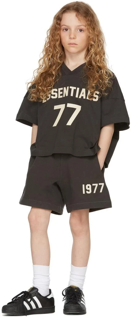 商品Essentials|Kids Black Football T-Shirt,价格¥171,第1张图片