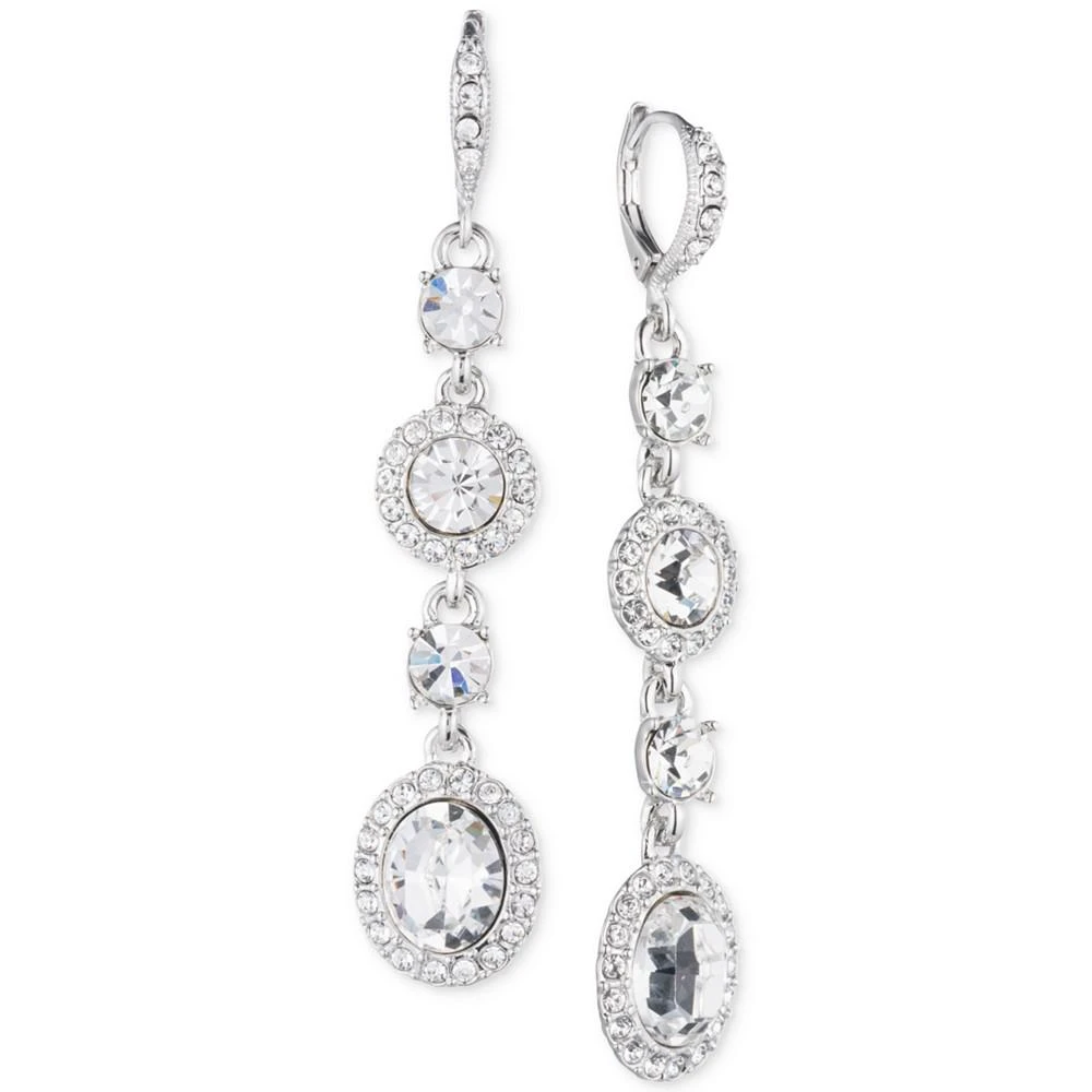 商品Givenchy|Gold-Tone Pavé & Pink Crystal Linear Drop Earrings,价格¥252,第1张图片