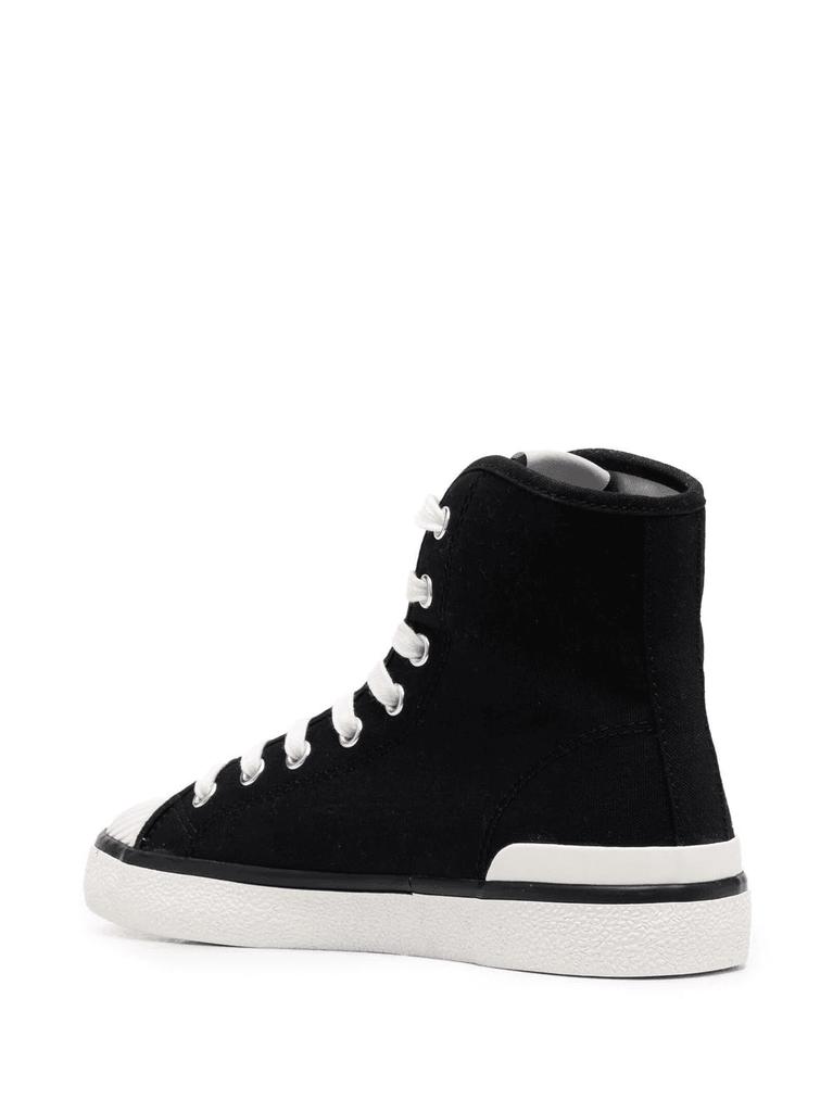 ISABEL MARANT ribbed-toe cap high-top sneakers商品第4张图片规格展示