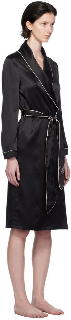 商品L'Agent by Agent Provocateur|Black Classic PJ Robe,价格¥1523,第2张图片详细描述