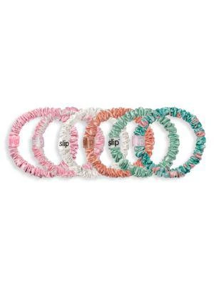 商品Slip|Hollywood Nights 6-Piece Silk Hair Ties Set,价格¥228,第1张图片