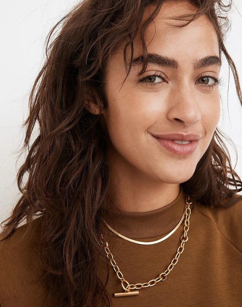 商品Madewell|Toggle Chain Necklace,价格¥172,第3张图片详细描述