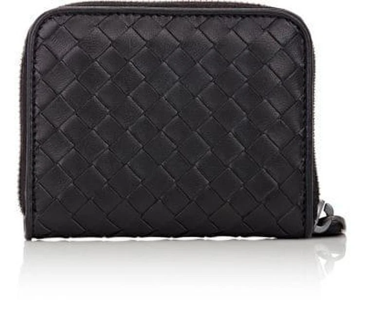 商品Bottega Veneta|Intrecciato Leather Zip-Around Wallet,价格¥2450,第3张图片详细描述