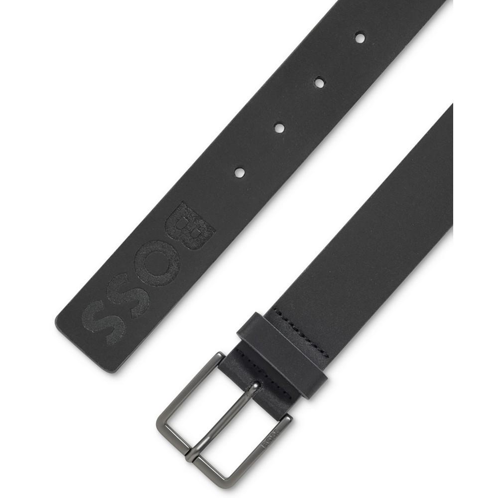 商品Hugo Boss|Men's Embossed Logo Leather Belt,价格¥589,第5张图片详细描述