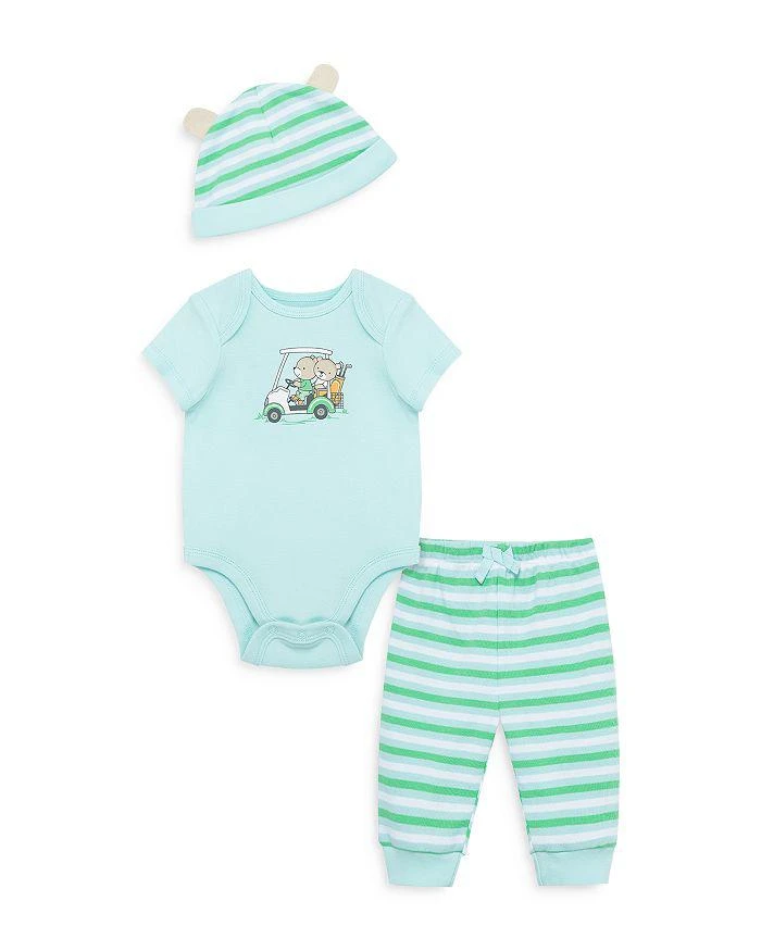 商品Little Me|Boys' Golf Pals Bodysuit Pant Set & Hat - Baby,价格¥146,第1张图片