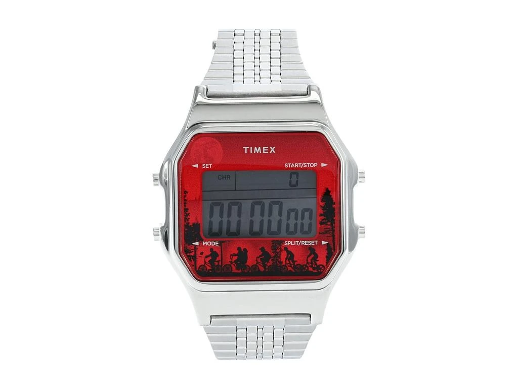 商品Timex|34 mm Stranger Things T80 Digital Bracelet Watch,价格¥665,第1张图片