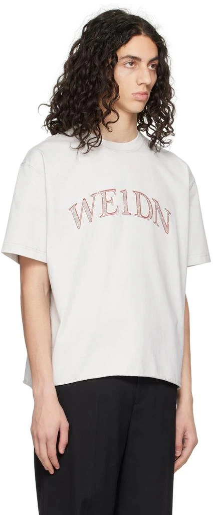 商品We11done|White Painting T-Shirt,价格¥513,第2张图片详细描述