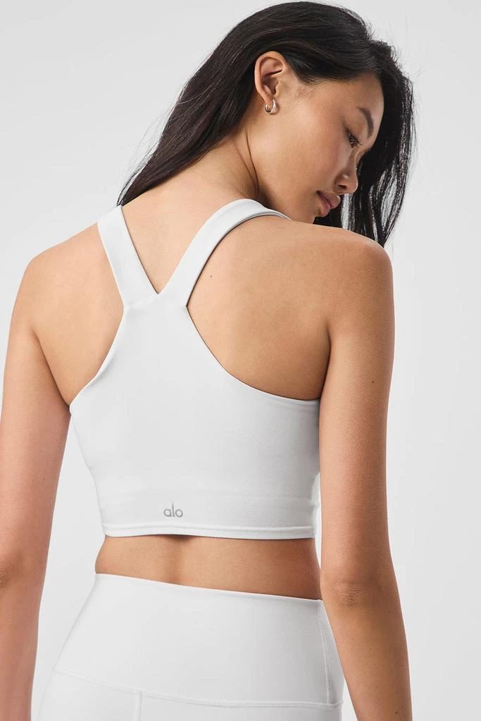 商品Alo|Airbrush Real Bra Tank - White,价格¥581,第2张图片详细描述