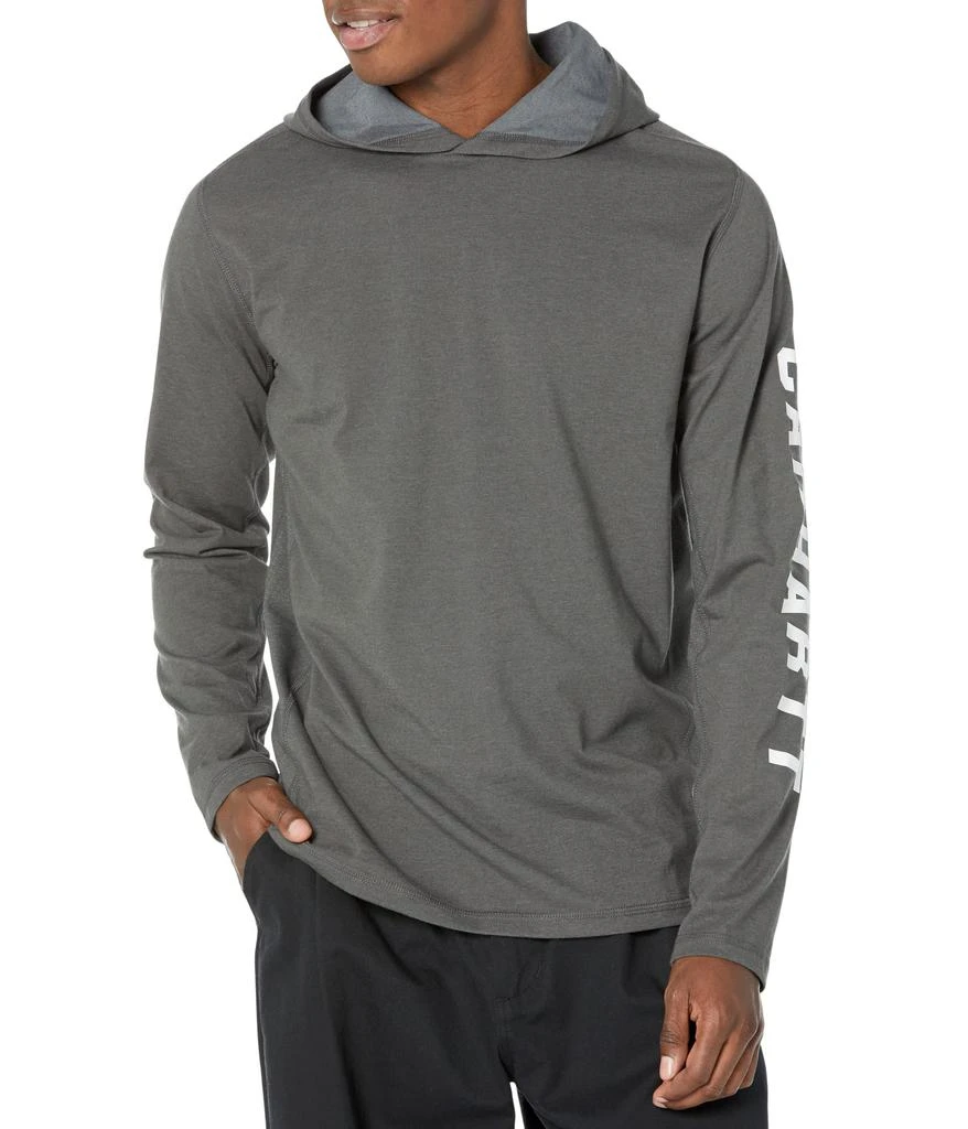 商品Carhartt|Force Relaxed Fit Midweight Long Sleeve Logo Graphic Hooded T-Shirt,价格¥292,第1张图片