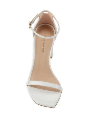 Amelina Leather Block-Heel Sandals 商品