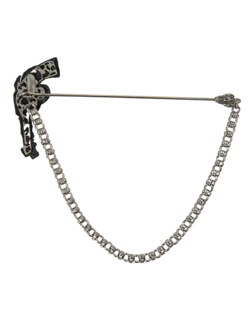 商品Dolce & Gabbana|Dolce & Gabbana Brass Copper Silk Revolver Gun Men Brooch Lapel Pin,价格¥2748,第2张图片详细描述