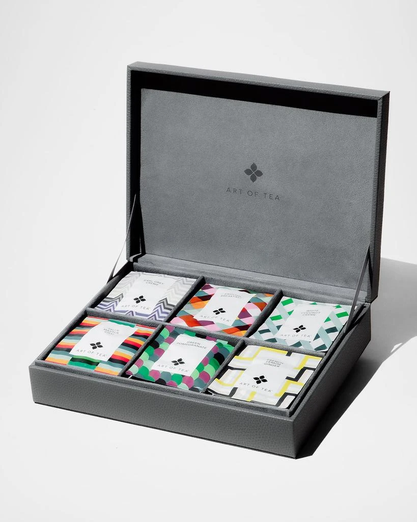 商品Art of Tea|48 Assorted Teas in Vegan Leather Box,价格¥772,第1张图片