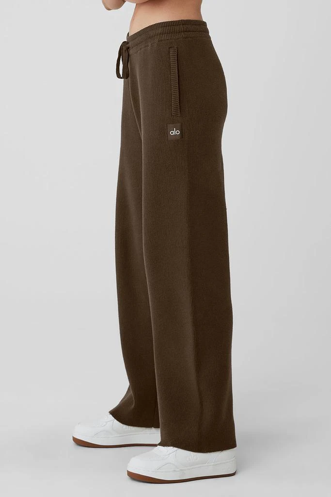 商品Alo|Scholar Straight Leg Sweatpant - Espresso,价格¥1252,第3张图片详细描述