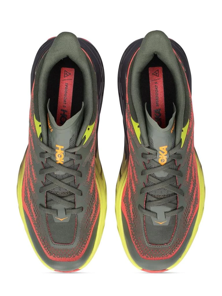 商品Hoka One One|Speedgoat 5 Trail Running Sneakers,价格¥978,第3张图片详细描述