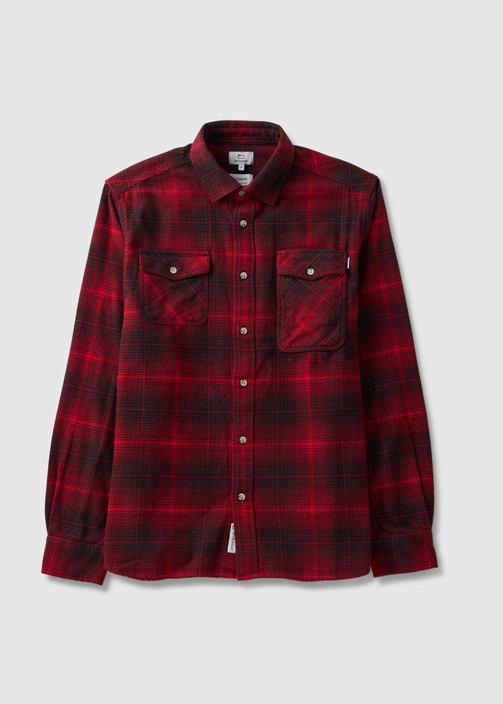 商品Woolrich|Woolrich Mens Cruiser Shirt In Red Check,价格¥961,第1张图片