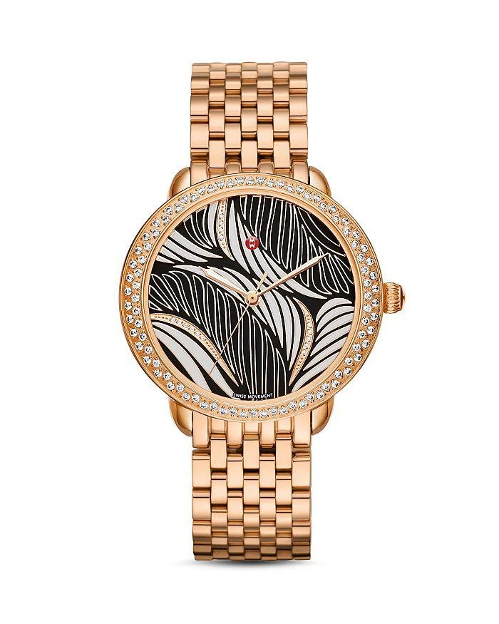 商品Michele|Serein 16 Willow Diamond Dial Watch Head, 34mm,价格¥9414,第2张图片详细描述