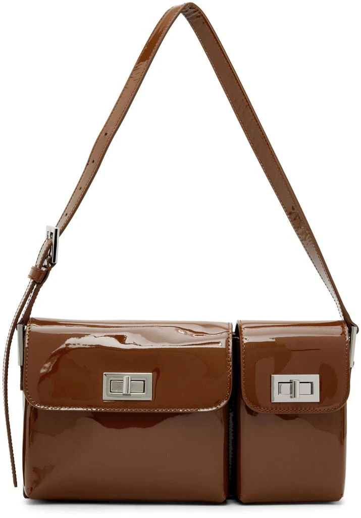 商品by FAR|SSENSE Exclusive Brown Billy Shoulder Bag,价格¥2311,第1张图片