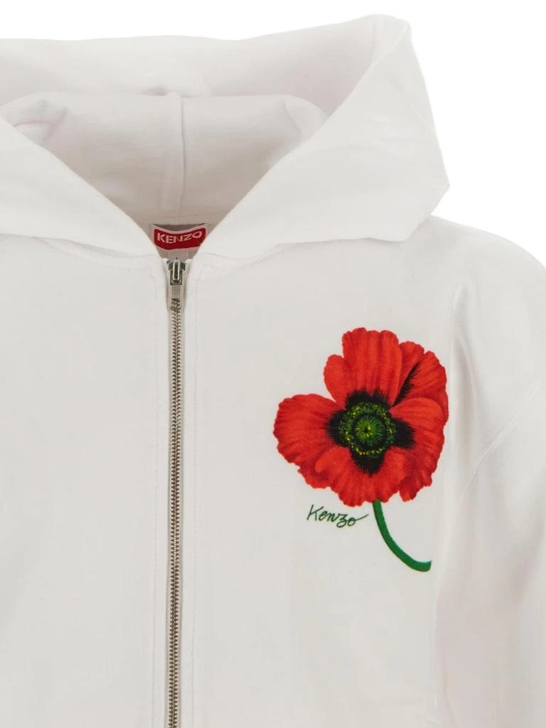 商品Kenzo|"Kenzo Poppy" Zip-Up Sweatshirt,价格¥1963,第3张图片详细描述