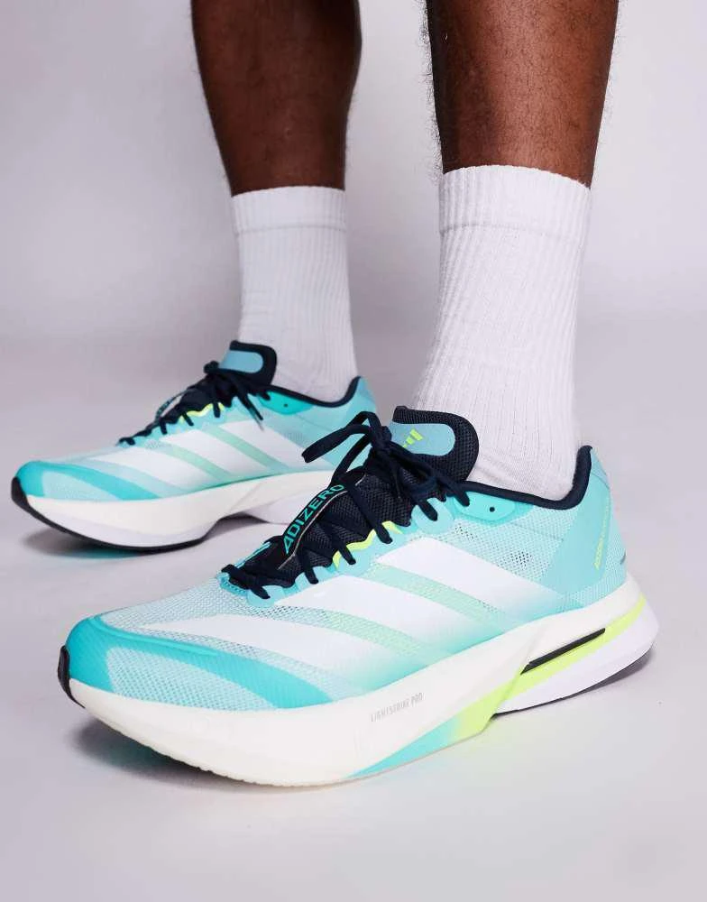 商品Adidas|adidas Running Adizero Boston 13 in blue and white,价格¥1466,第1张图片
