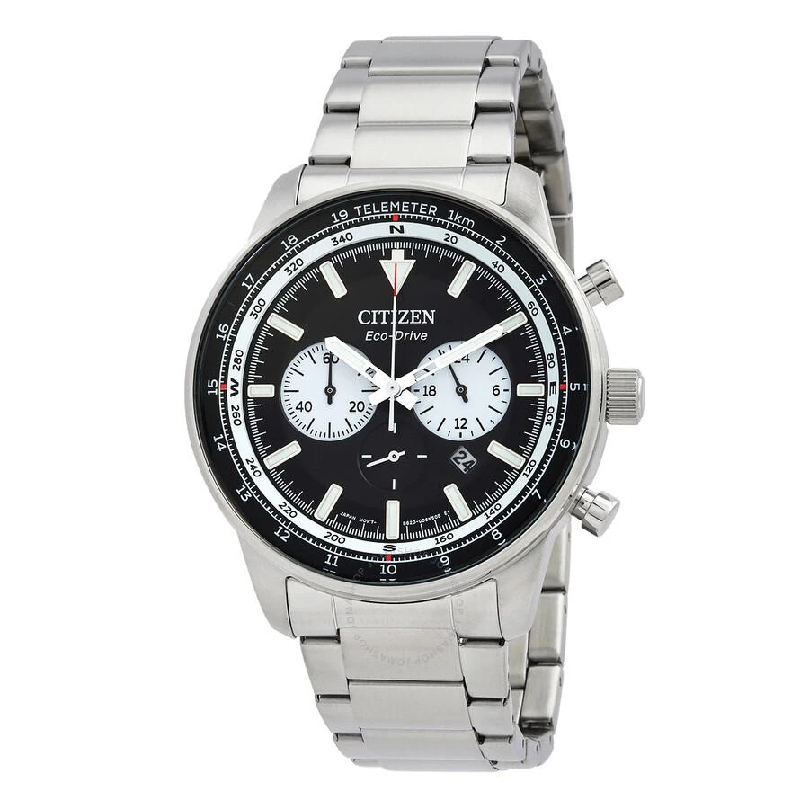 商品Citizen|Chronograph Eco-Drive Black Dial Men's Watch CA4500-91E,价格¥1216,第1张图片
