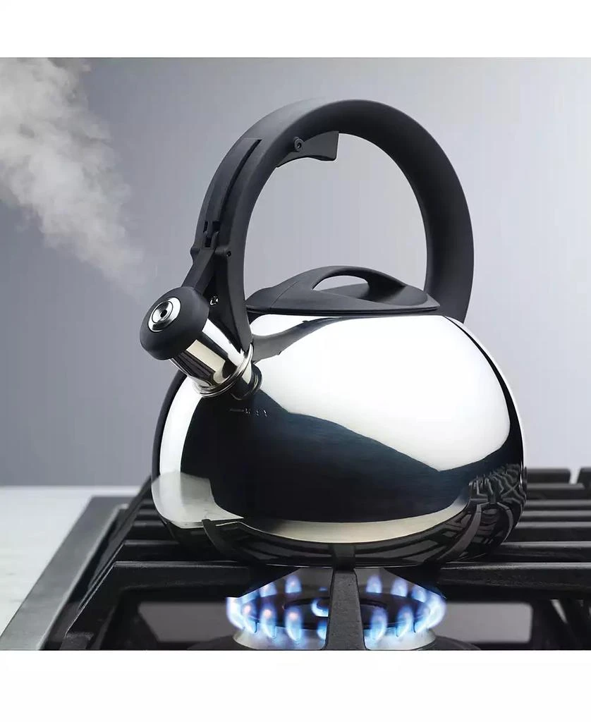 商品Farberware|Stainless Steel 2.3-Qt. Whistling Tea Kettle,价格¥190,第3张图片详细描述