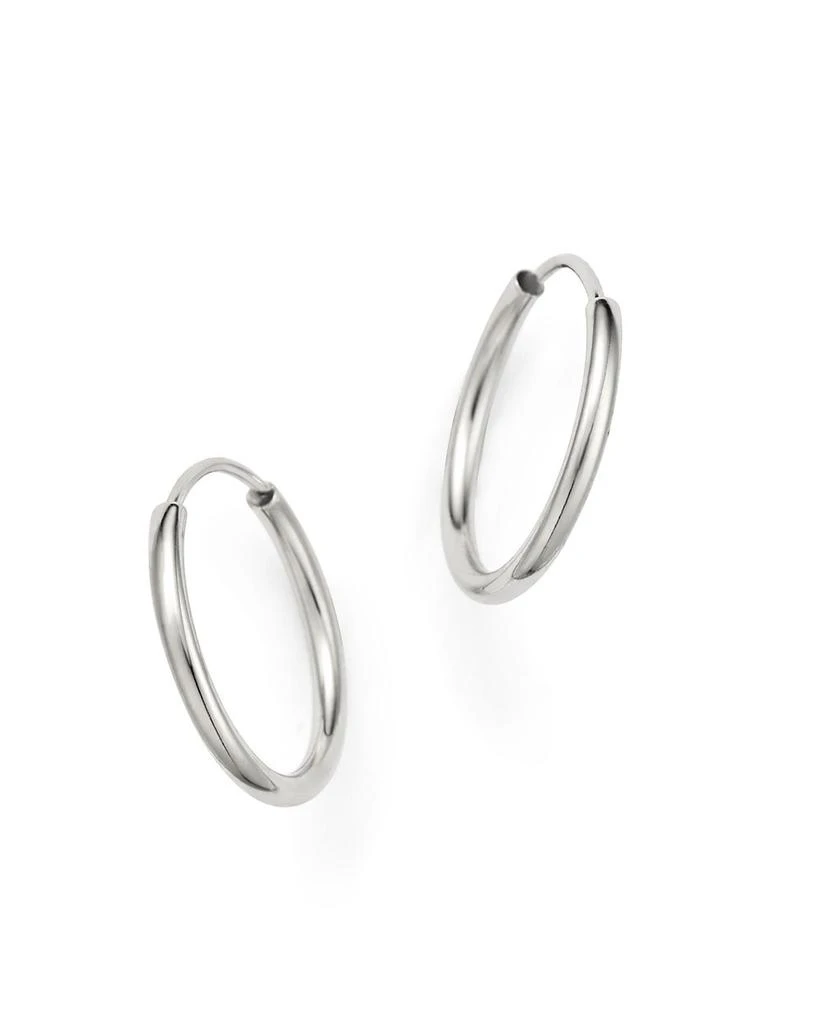 商品Bloomingdale's|14K White Gold Endless Hoop Earrings  - Exclusive,价格¥1437,第1张图片