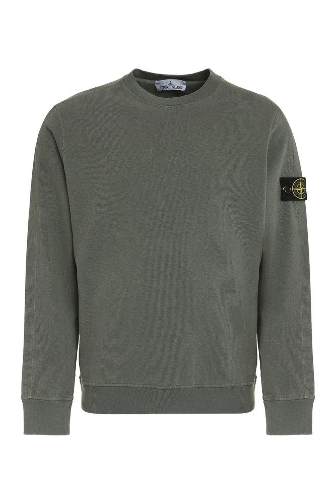 商品Stone Island|Stone Island Crewneck Sleeved Sweatshirt,价格¥2084,第1张图片