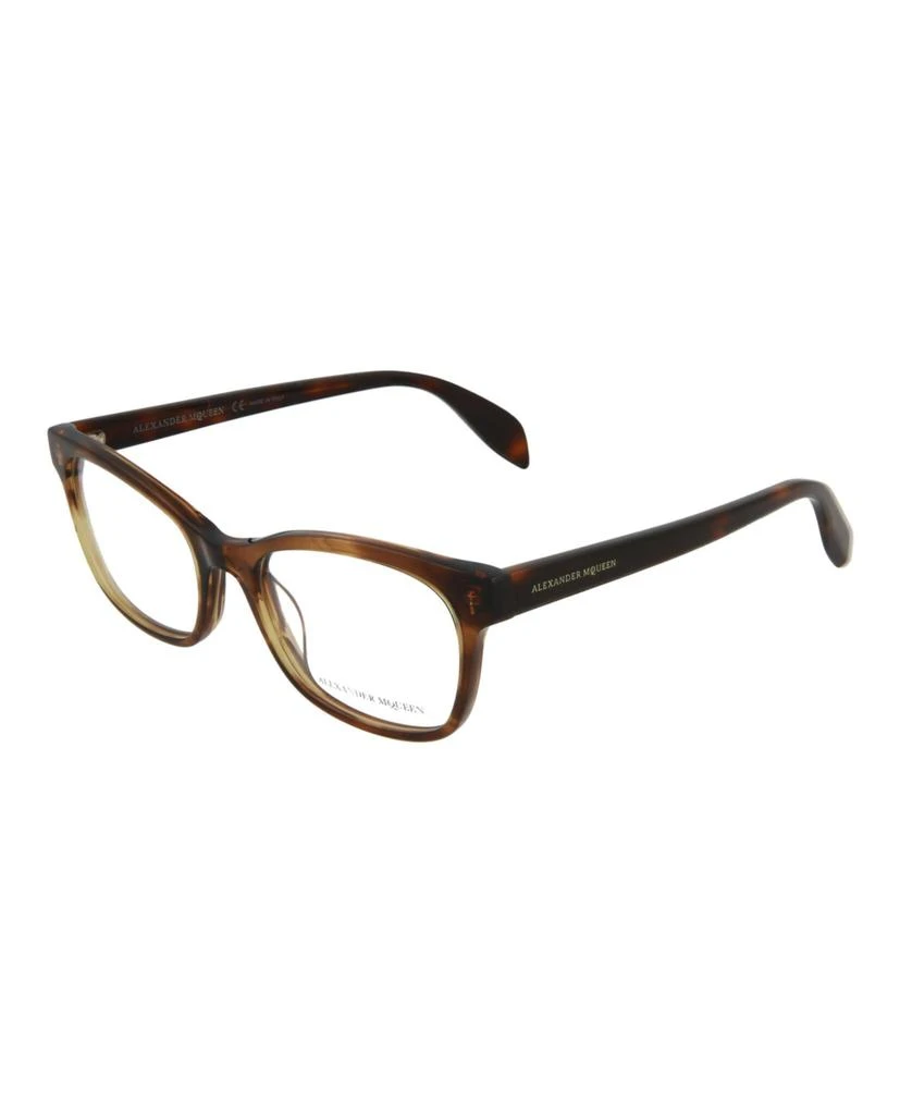 商品Alexander McQueen|Square Acetate Optical Glasses,价格¥625,第2张图片详细描述