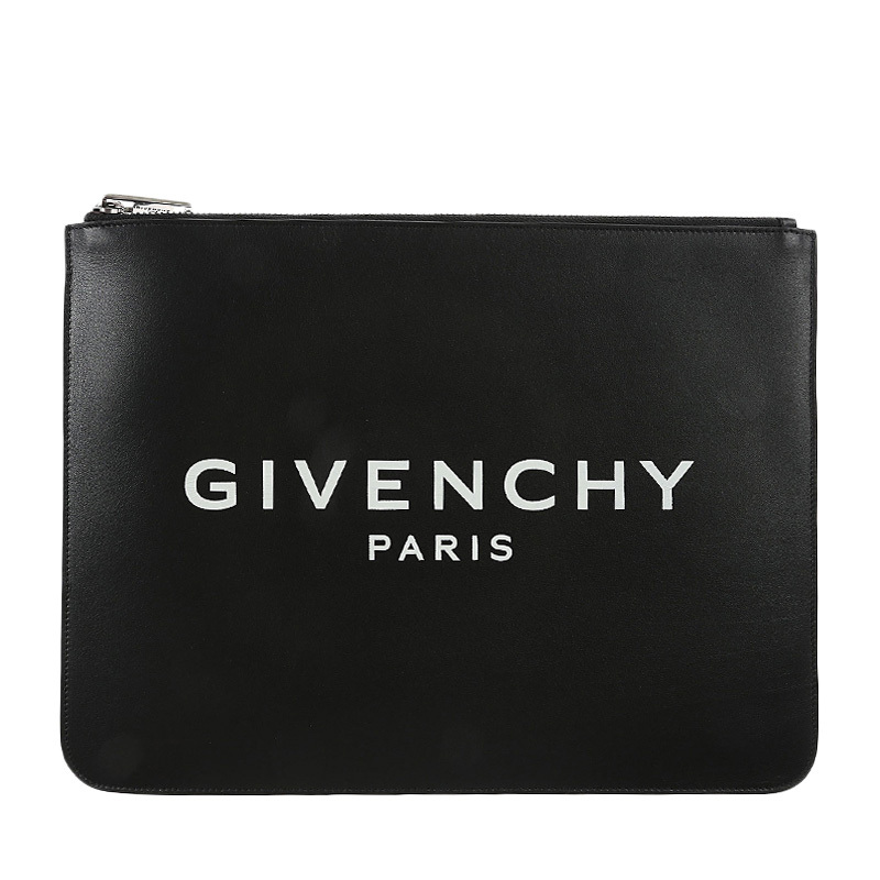 商品[国内直发] Givenchy|GIVENCHY 纪梵希 男士黑色小牛皮手拿包 BK600JK0AC-001,价格¥2356,第1张图片
