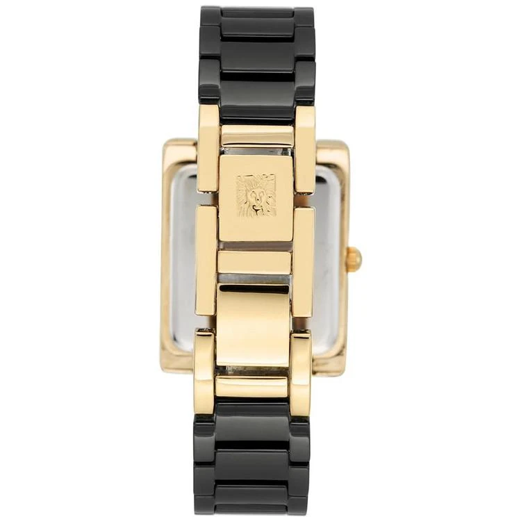 商品Anne Klein|Women's Black Ceramic Bracelet Watch 28x35mm AK-2952BKGB,价格¥408,第2张图片详细描述