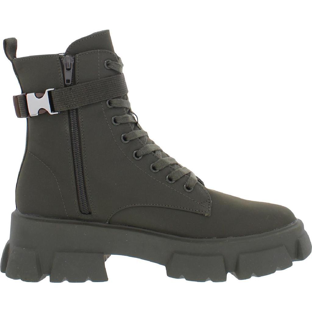 商品Steve Madden|Steve Madden Mens Thora Ankle Lug Sole Combat & Lace-up Boots,价格¥677,第4张图片详细描述