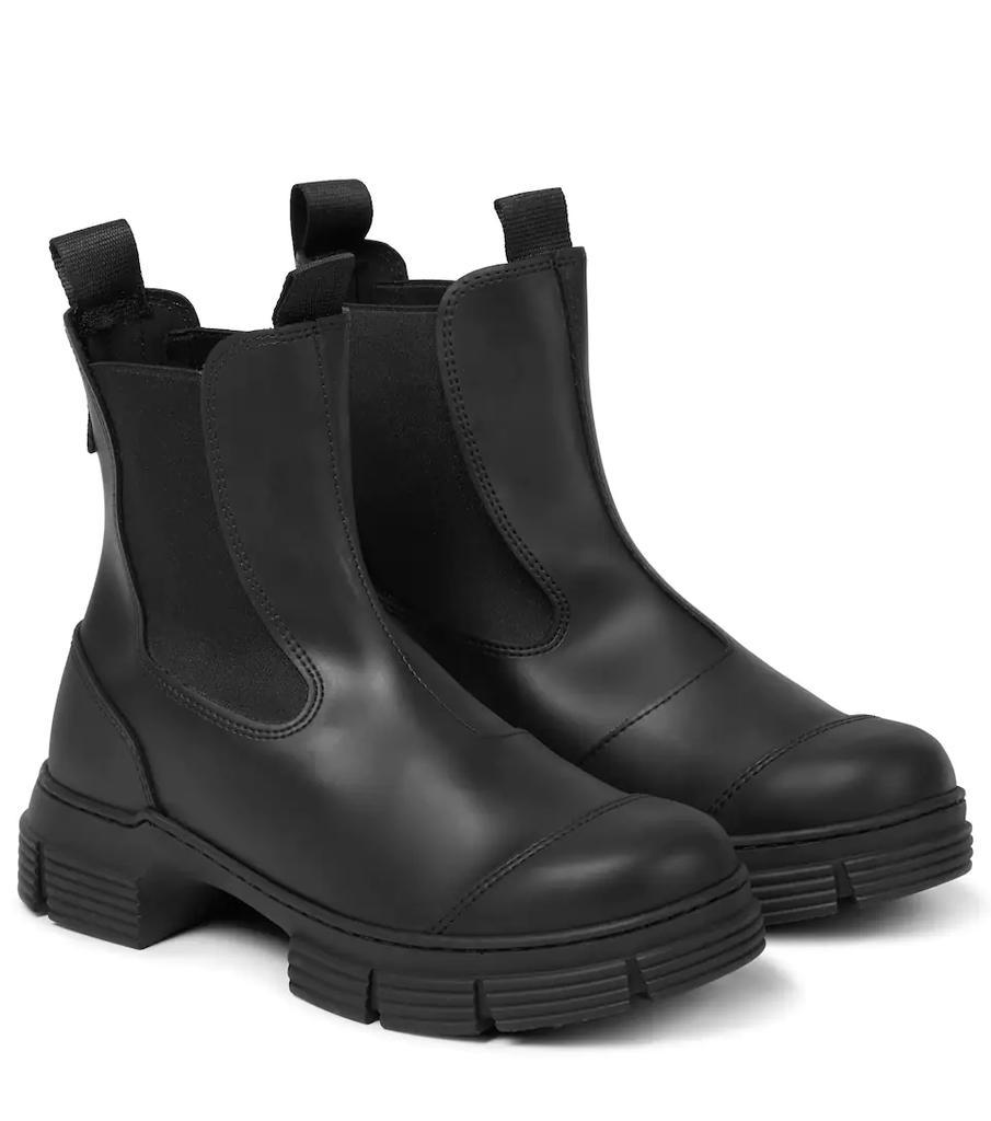 商品Ganni|Rubber ankle boots,价格¥1704,第1张图片