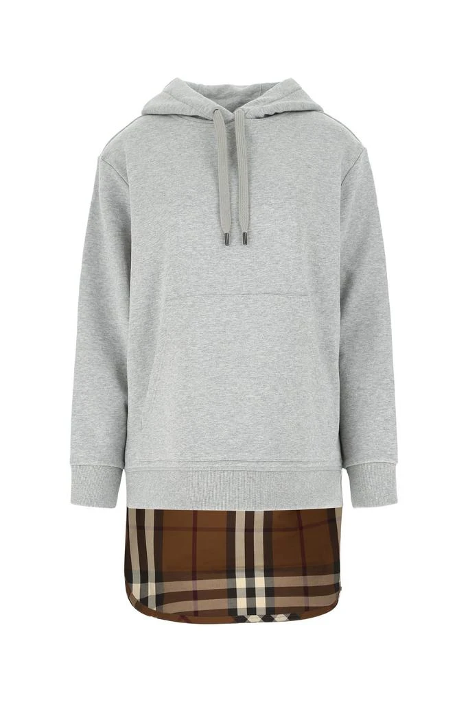 商品Burberry|Melange grey cotton sweatshirt  Nd Burberry Donna,价格¥3598,第1张图片