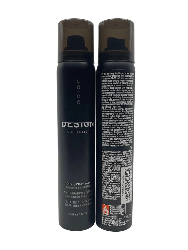 商品JOICO|Joico Design Collection Dry Spray Wax Medium Hold Soft Shine 3.7 OZ Set of 2,价格¥200,第2张图片详细描述