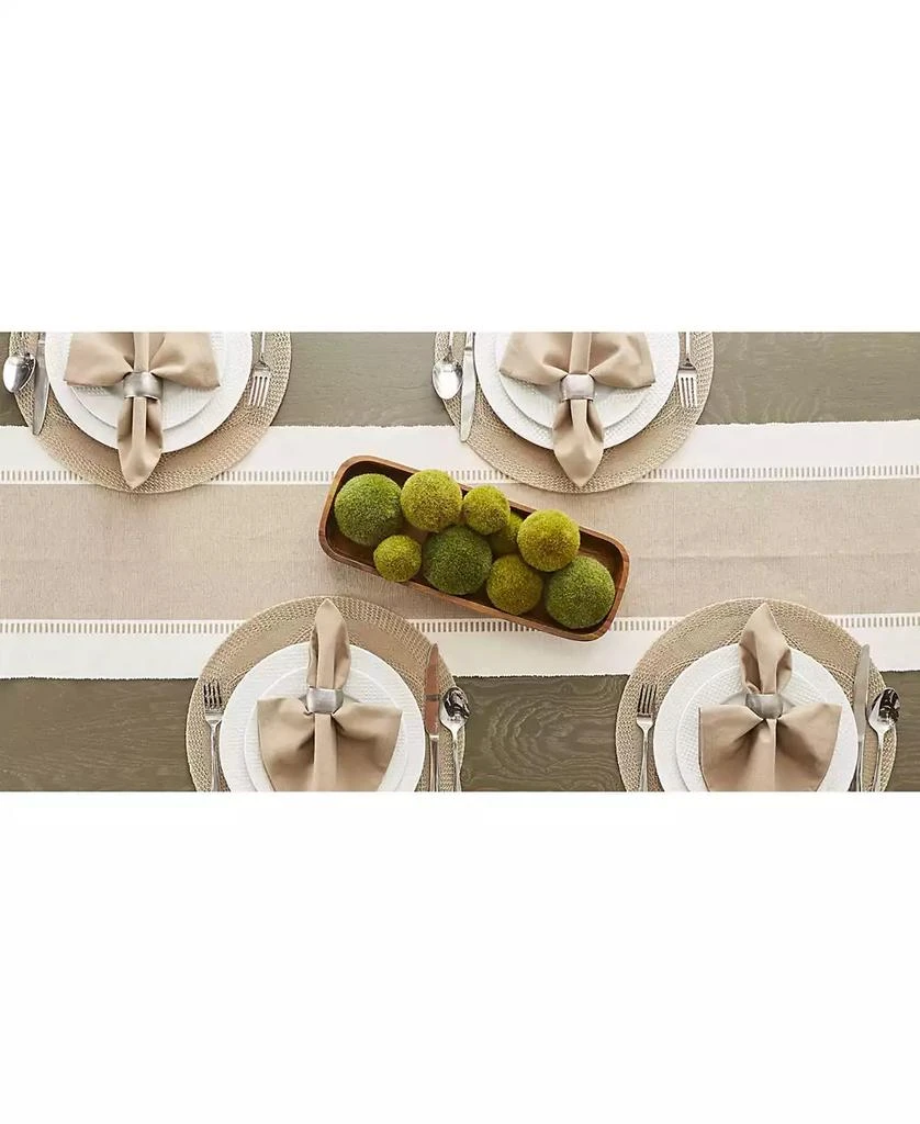 Dobby Stripe Table Runner, 13" x 72" 商品