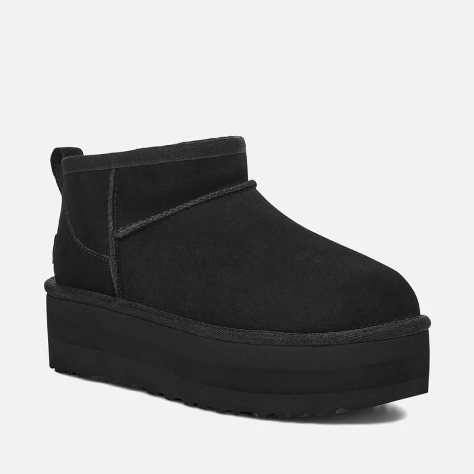 商品UGG|UGG CLASSIC ULTRA MINI PLATFORM SUEDE BOOTS,价格¥1223,第2张图片详细描述
