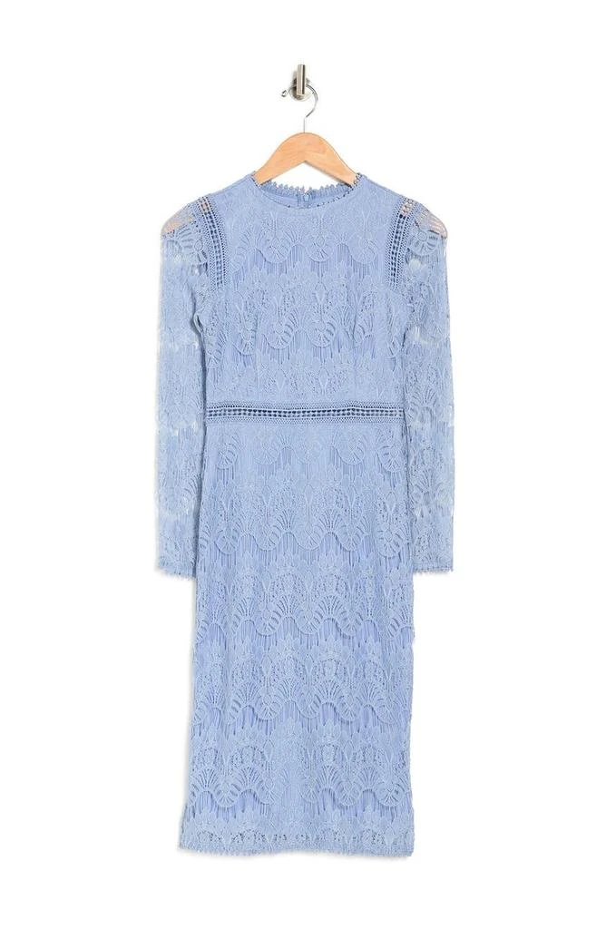 商品Love by Design|Lace Long Sleeve Midi Dress,价格¥369-¥406,第3张图片详细描述