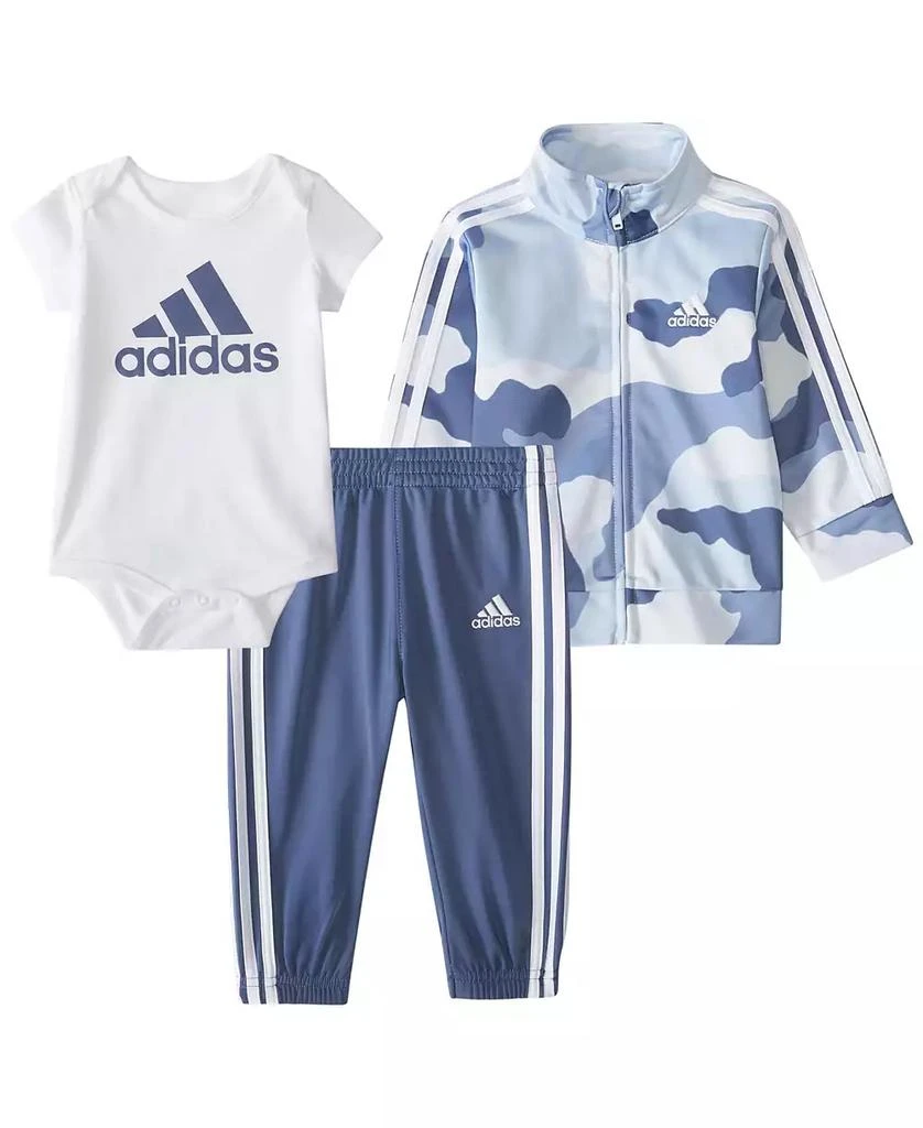 商品Adidas|Baby Boys Three-Piece Printed Tricot Track Set,价格¥266,第1张图片