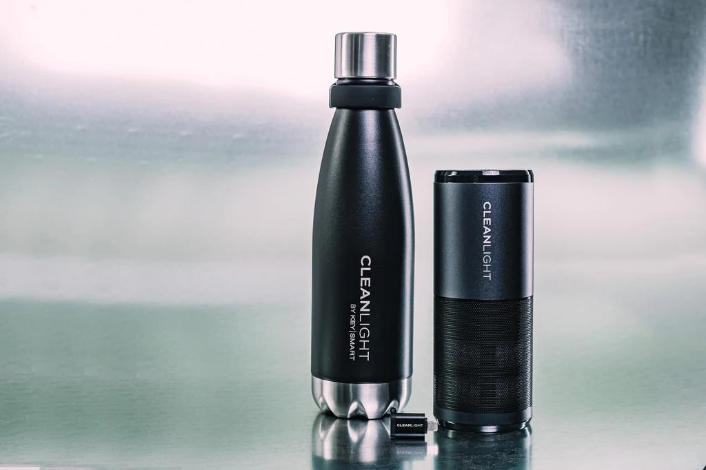商品KeySmart|CleanLight Bottle UV Sanitizing Insulated Water Bottle,价格¥396,第2张图片详细描述