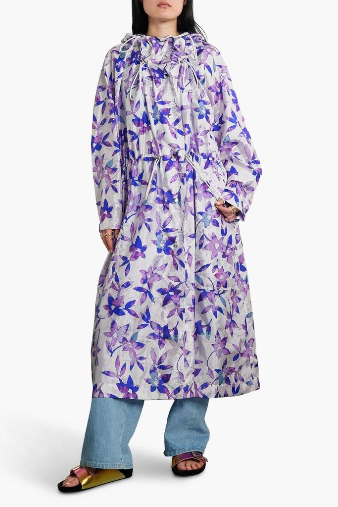 商品Isabel Marant|Dimunali floral-print shell hooded coat,价格¥3936,第2张图片详细描述