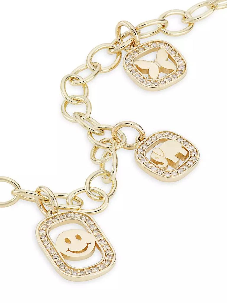 商品Sydney Evan|Small Open Icon 14K Gold & Diamond Charm Necklace,价格¥38078,第4张图片详细描述
