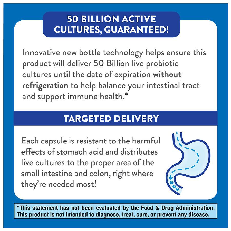 Fortify Age 50+ 50 Billion Probiotic Vegetable Capsules商品第2张图片规格展示