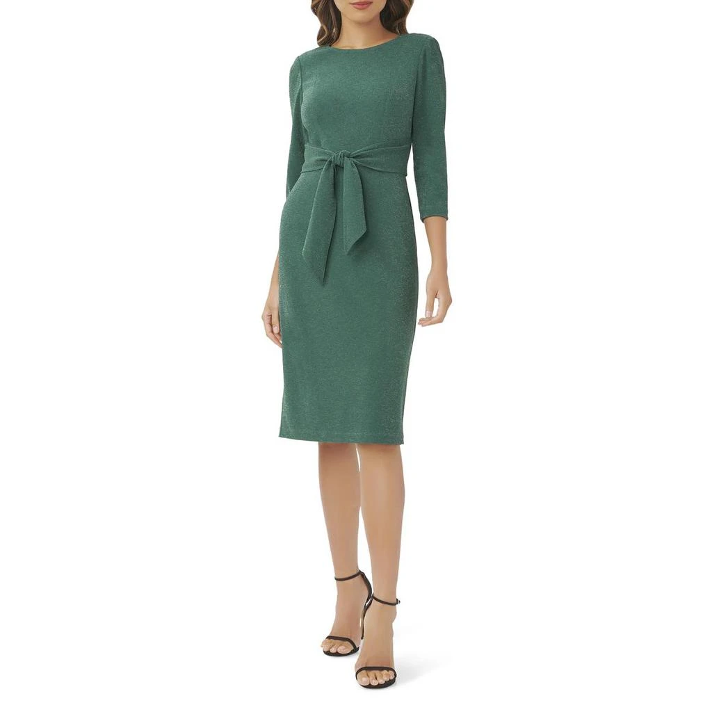 商品Adrianna Papell|Adrianna Papell Womens Tie-Front Knee-Length Sheath Dress,价格¥253,第1张图片